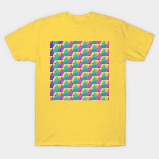 Geometric Memphis #2 - Repeat Pattern Art Decor Design T-Shirt